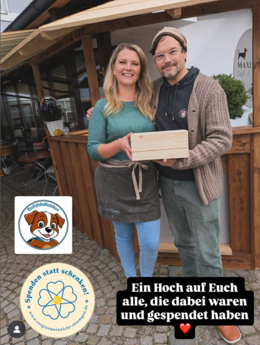 Spendenübergabe_Maxl`s 1824