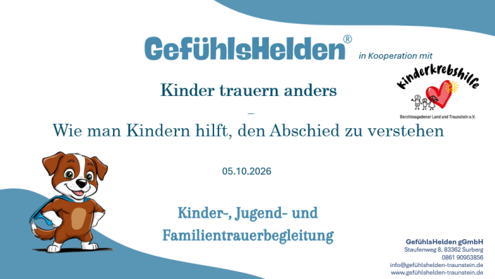 20261005 Vortrag_Kinder trauern anders_Gefühlshelden